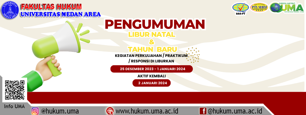 Pengumuman Libur Natal Dan Tahun Baru